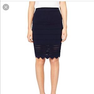 Ted Baker Stef Scallop Skirt.